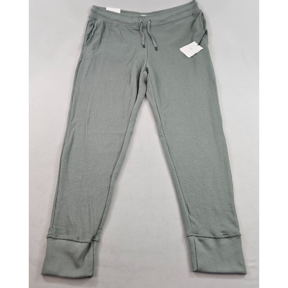 Onia waffle jogger sweatpants mens XXL pockets stretch green MBP13-03 sage $85
